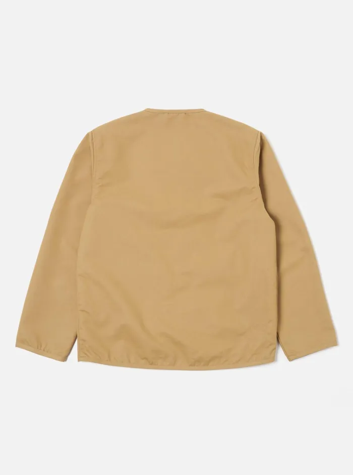 Jackets Men Universal Works Universal Works Parachute Liner Jacket In Sand Brushed Polytech