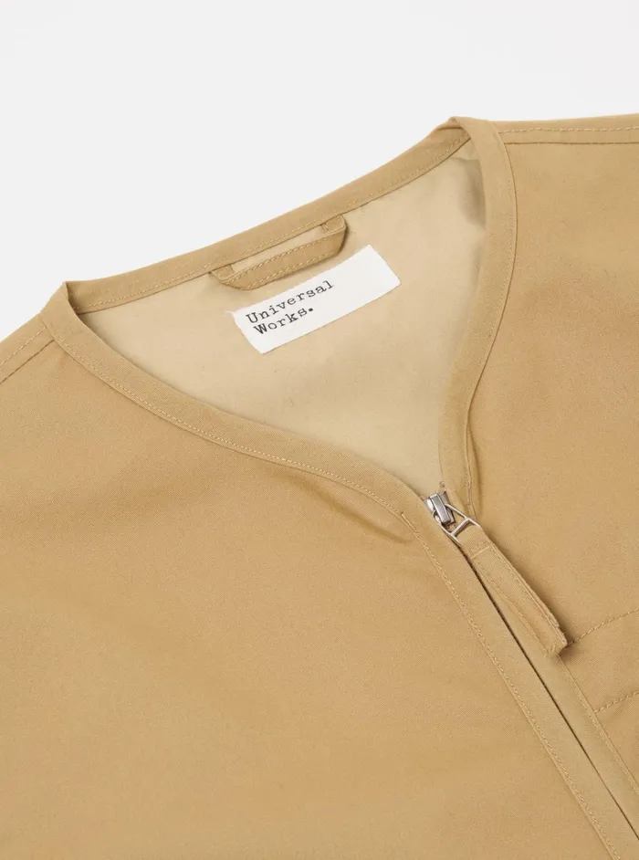 Jackets Men Universal Works Universal Works Parachute Liner Jacket In Sand Brushed Polytech