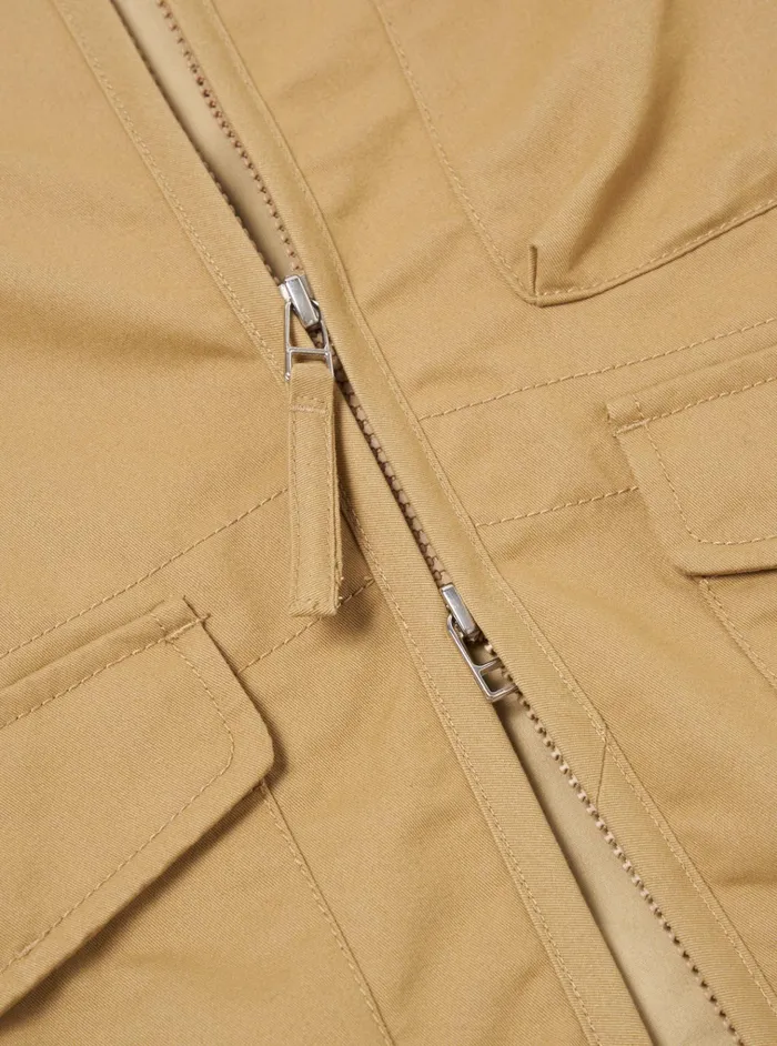 Jackets Men Universal Works Universal Works Parachute Liner Jacket In Sand Brushed Polytech