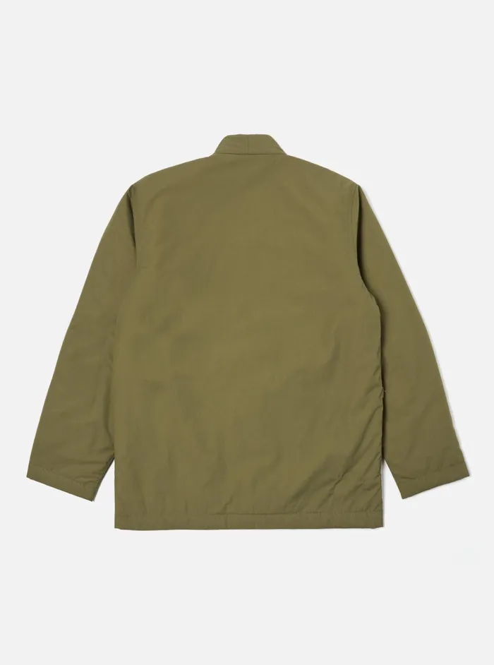 Jackets Men Universal Works Universal Works Reversible Kyoto Work Jacket In OliveNavy Recycled Polytech