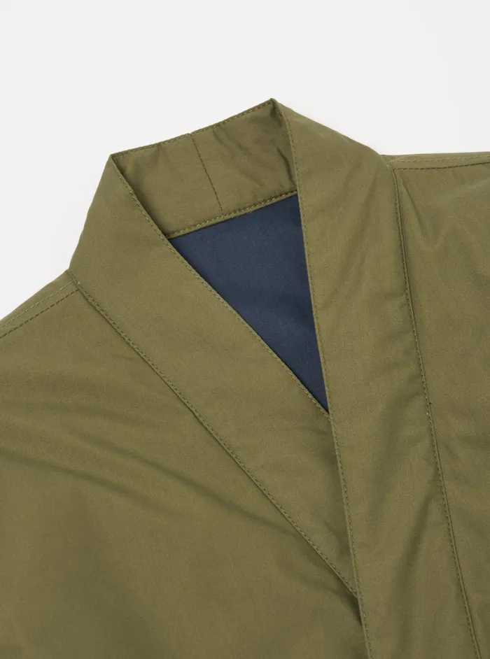 Jackets Men Universal Works Universal Works Reversible Kyoto Work Jacket In OliveNavy Recycled Polytech