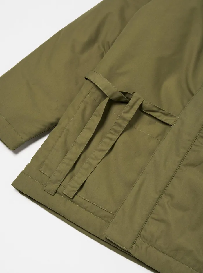 Jackets Men Universal Works Universal Works Reversible Kyoto Work Jacket In OliveNavy Recycled Polytech