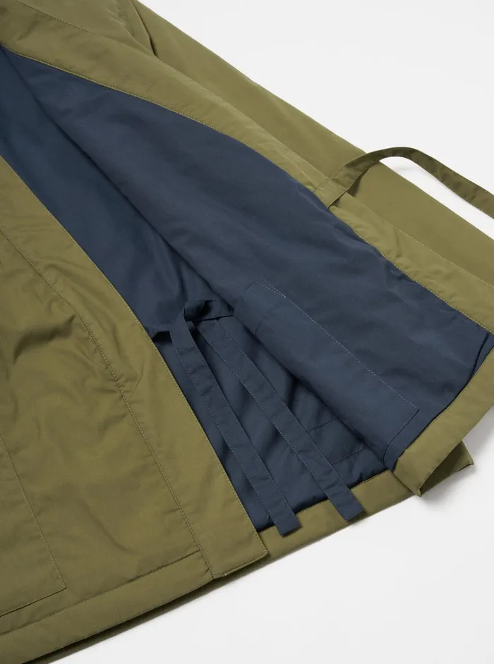 Jackets Men Universal Works Universal Works Reversible Kyoto Work Jacket In OliveNavy Recycled Polytech