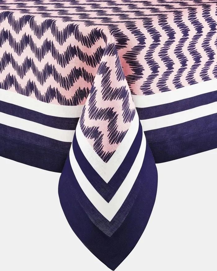 Jaipur Tablecloth Blue Women Aquazzura Table Linens Jaipur Tablecloth Blue Women Aquazzura Table Linens