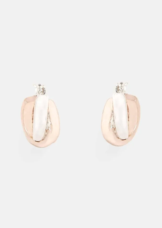 Janette Cross Over Hoop Earrings Multicoloured Women Phase Eight Knitwear