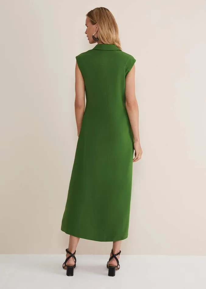 Janine Green Maxi Dress Green Women Phase Eight Dresses