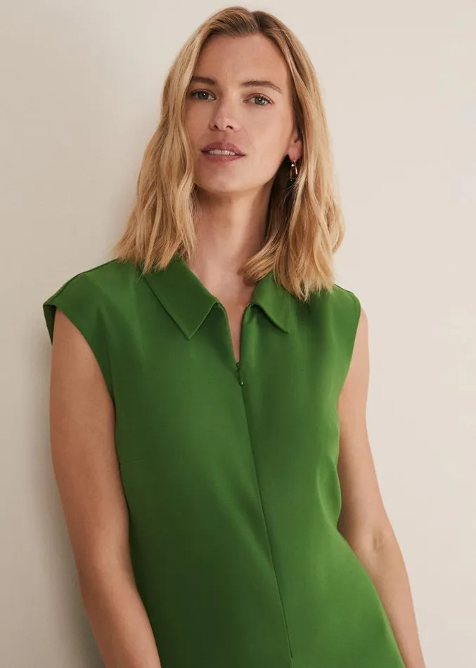 Janine Green Maxi Dress Green Women Phase Eight Dresses