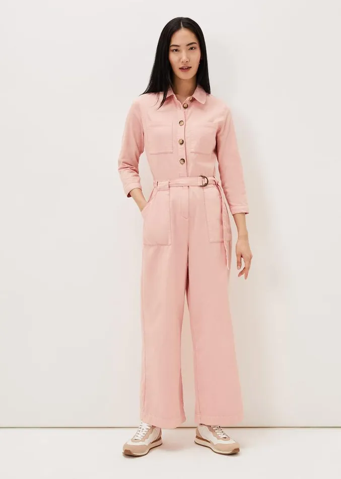 Jarah Denim Jumpsuit Rose Women Phase Eight Dresses