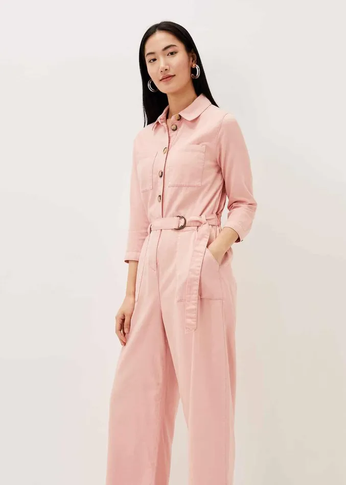 Jarah Denim Jumpsuit Rose Women Phase Eight Dresses