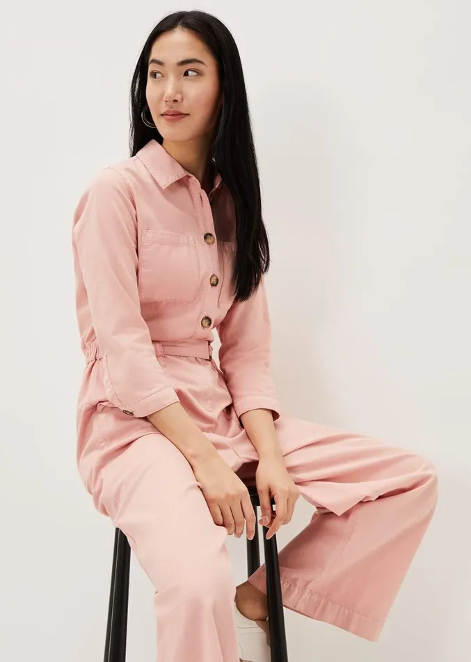 Jarah Denim Jumpsuit Rose Women Phase Eight Dresses