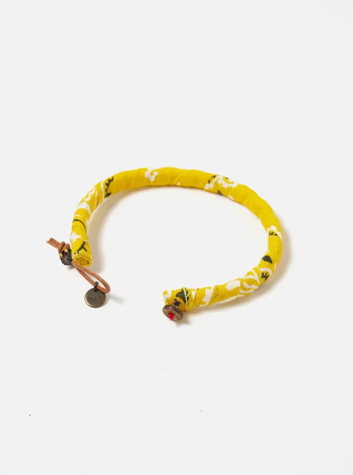 Jewellery Men Universal Works Mikia Bracelet In Yellow Bandana