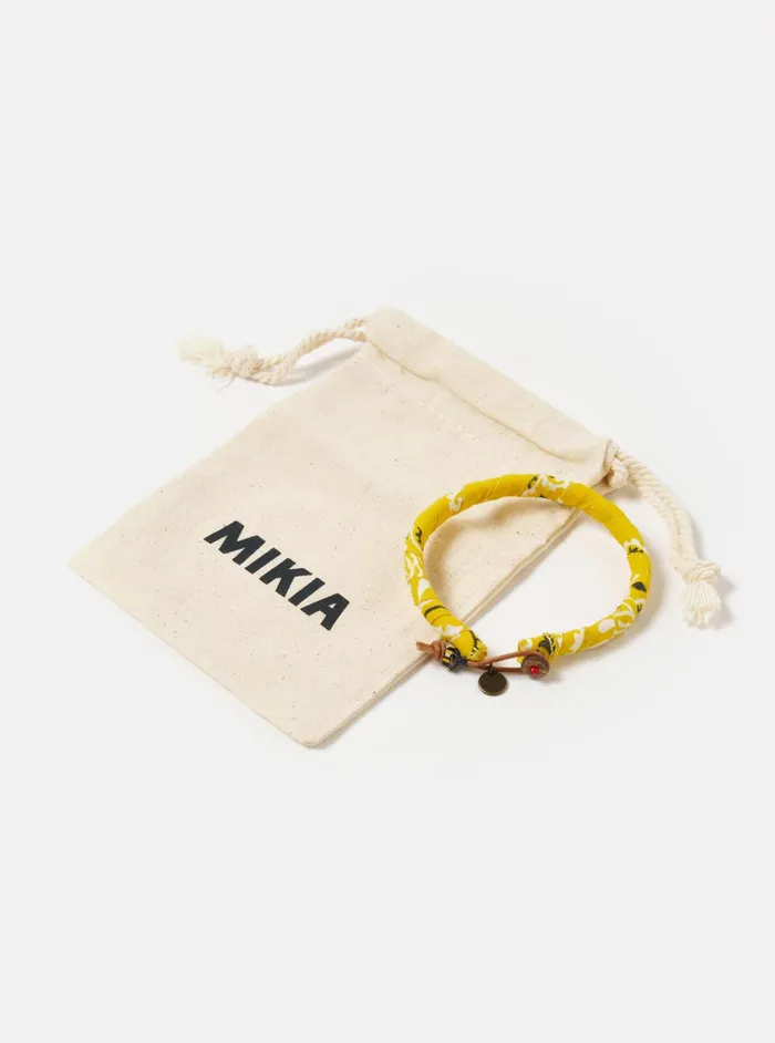 Jewellery Men Universal Works Mikia Bracelet In Yellow Bandana