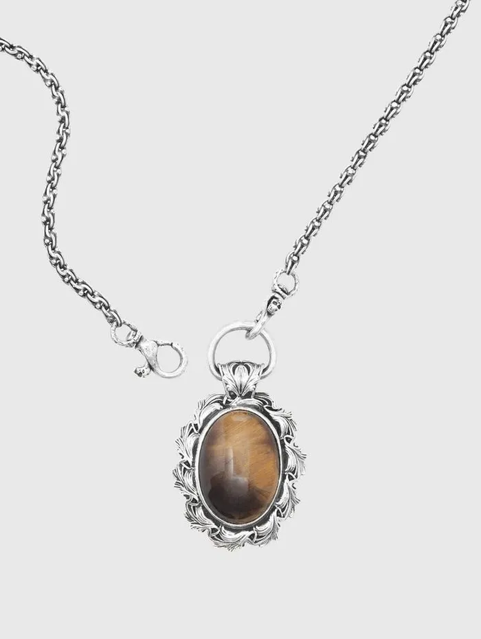 Jewelry Men John Varvatos TIGERS EYE PENDANT NECKLACE No Color