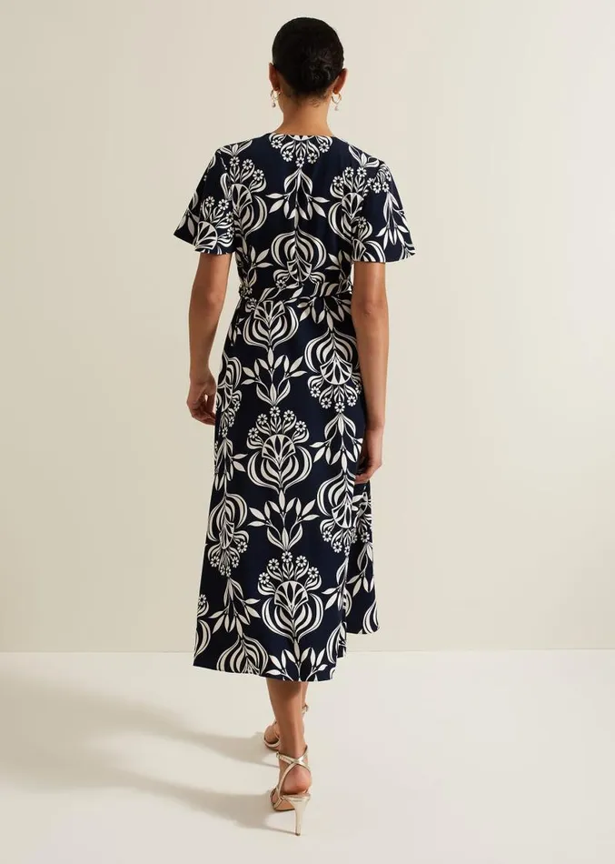Julissa Printed Dress Multicoloured Women Phase Eight Dresses
