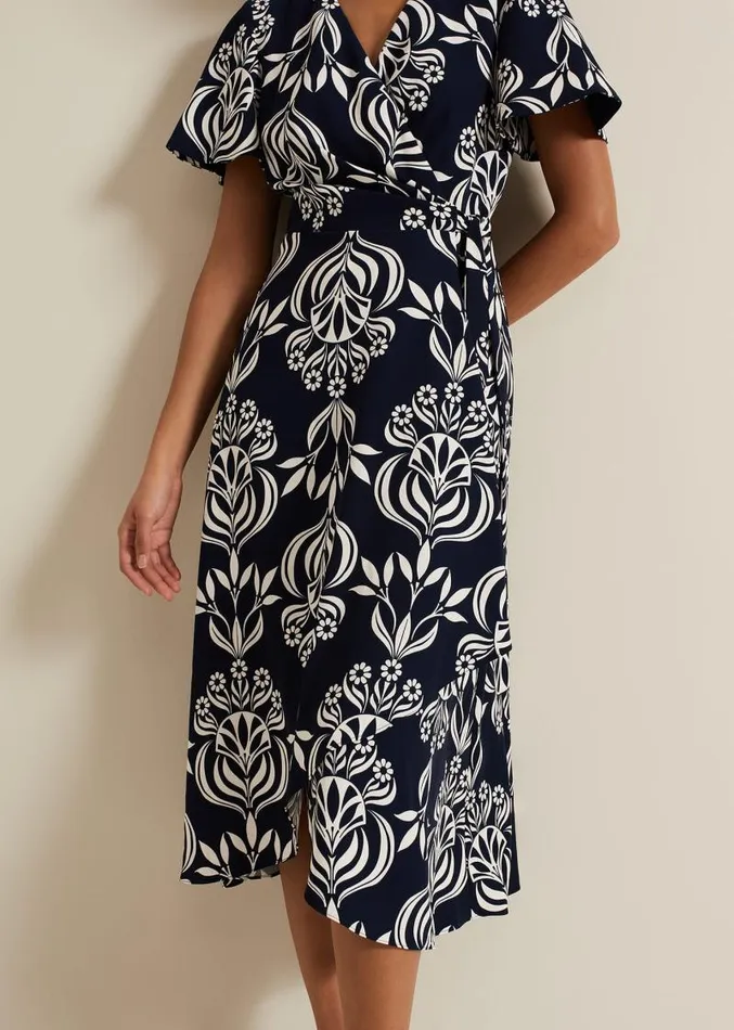 Julissa Printed Dress Multicoloured Women Phase Eight Dresses