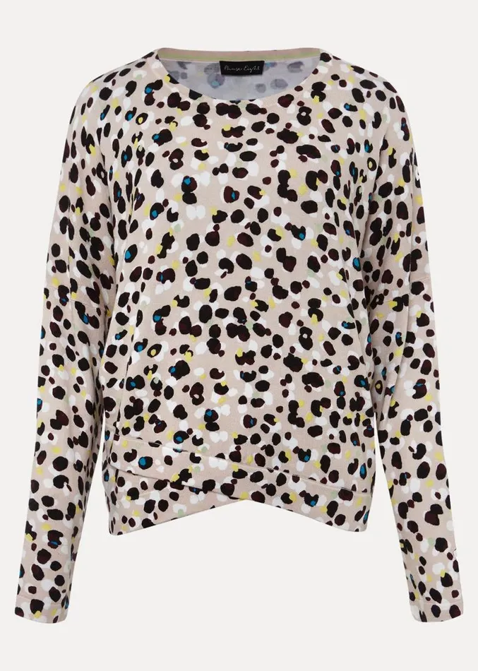 Juno Abstract Jumper Soft Pink Multi Women Phase Eight Knitwear