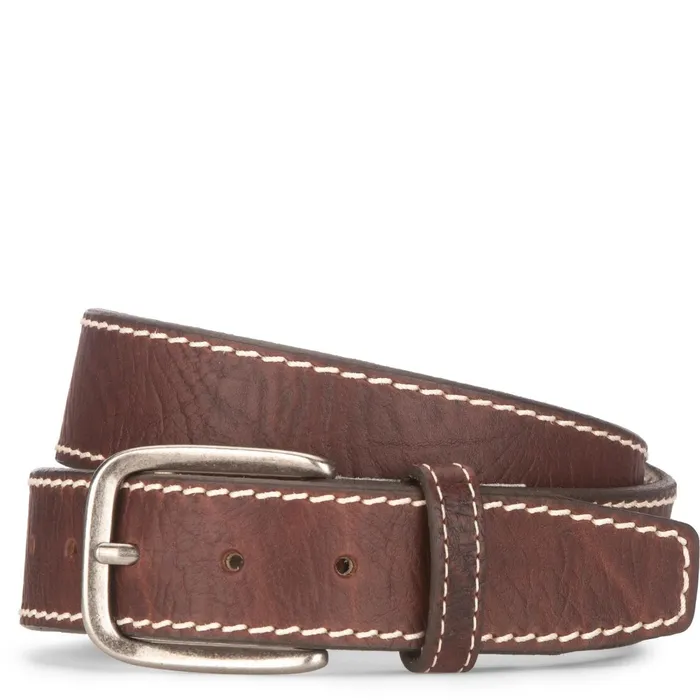 Justin Boots Bison Boulevard Belt Brown Men Belts