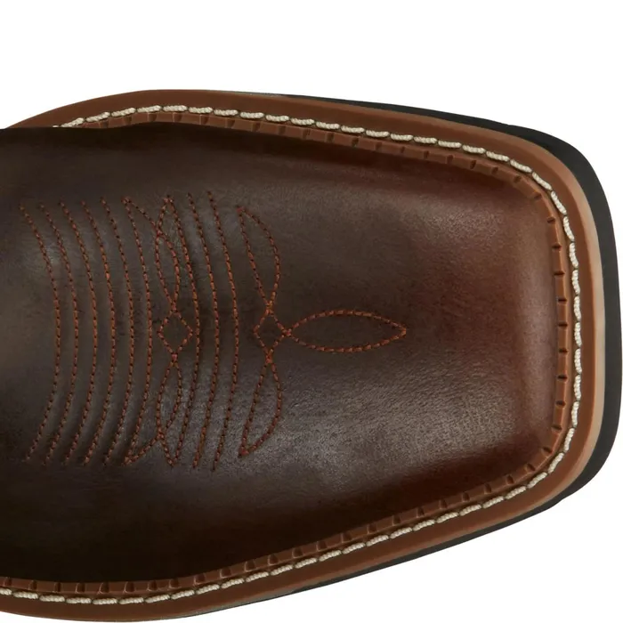 Justin Boots Bolt 11034 Sqaure Toe Waterproof Work Boot Tan Men Work