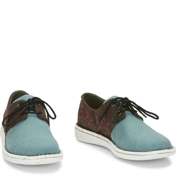 Justin Boots CacTie Turquoise Women Casuals