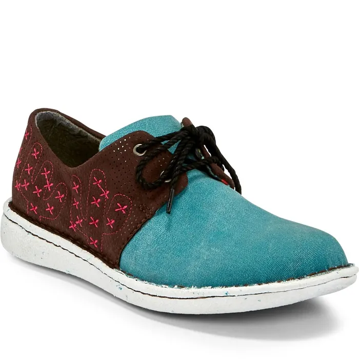 Justin Boots CacTie Turquoise Women Casuals