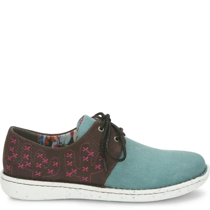 Justin Boots CacTie Turquoise Women Casuals