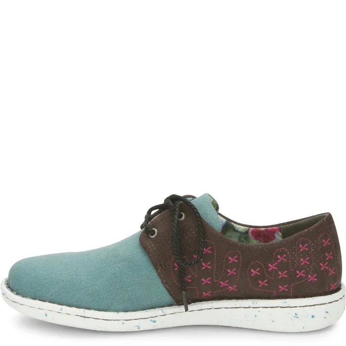 Justin Boots CacTie Turquoise Women Casuals