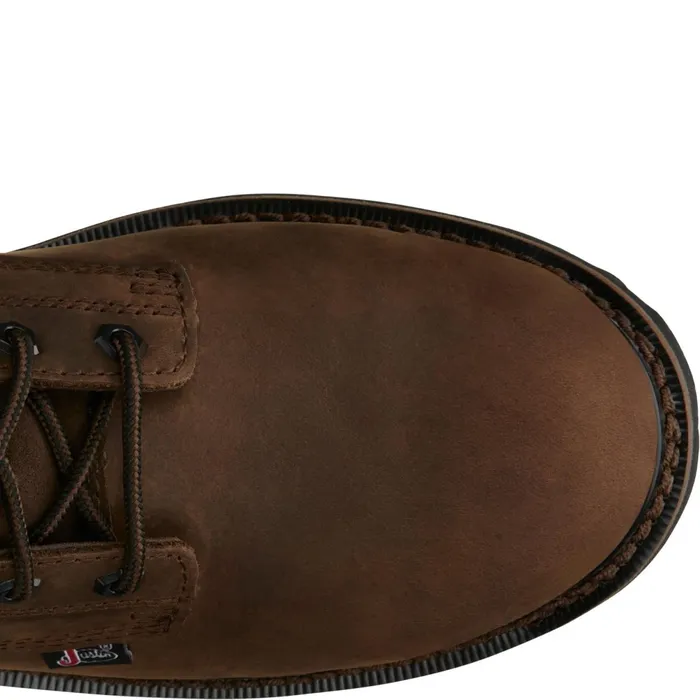 Justin Boots Drywall 8034 Steel Toe Waterproof LaceUp Work Boot Brown Men Work