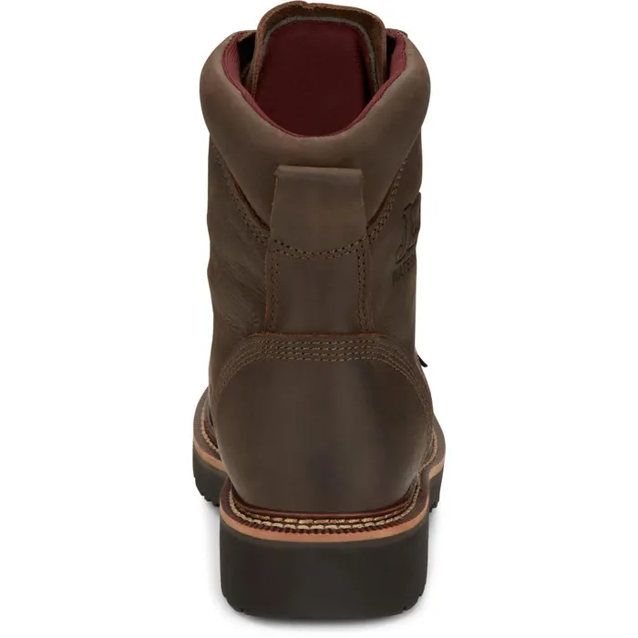 Justin Boots Rivot 8034 Waterproof Steel Toe Hickory Brown brown Men Work