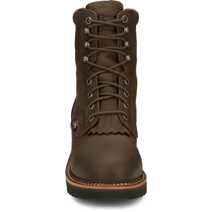 Justin Boots Rivot 8034 Waterproof Steel Toe Hickory Brown brown Men Work