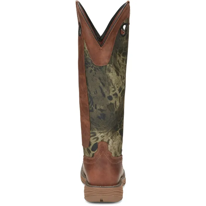 Justin Boots Rush Strike 17034 Snake Resisting Boot Brown Men Work