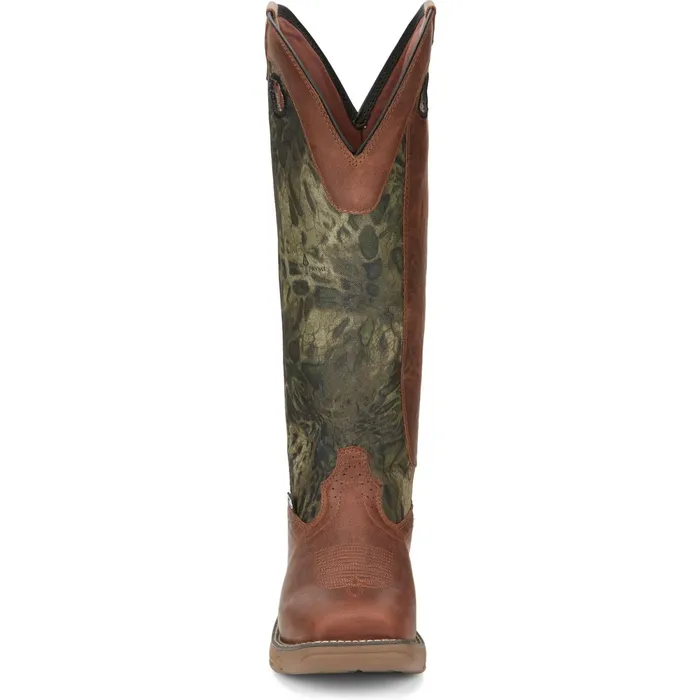 Justin Boots Rush Strike 17034 Snake Resisting Boot Brown Men Work