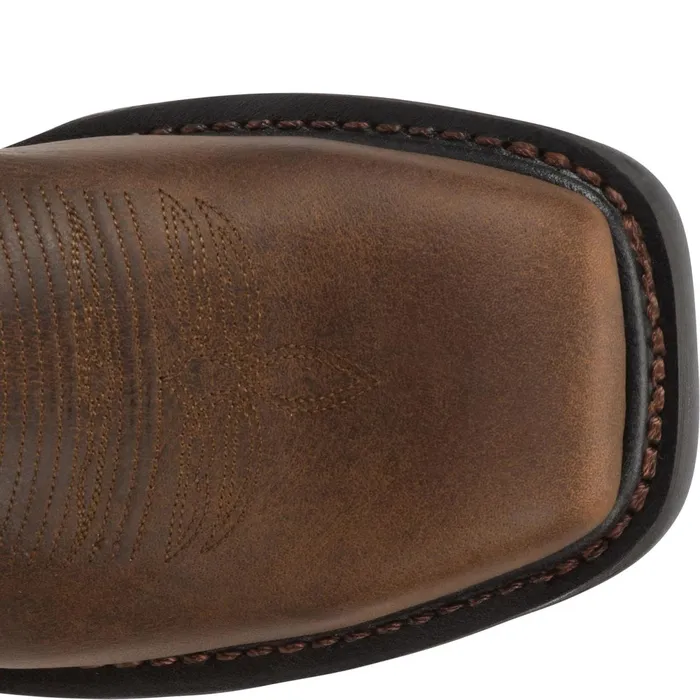 Justin Boots Tanker 11034 Steel Toe Work Boot Brown Men Work