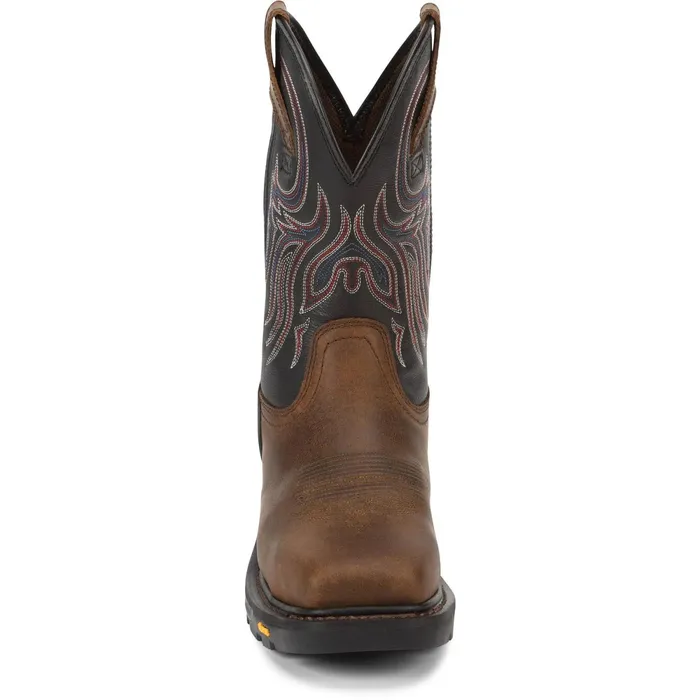 Justin Boots Tanker 11034 Steel Toe Work Boot Brown Men Work