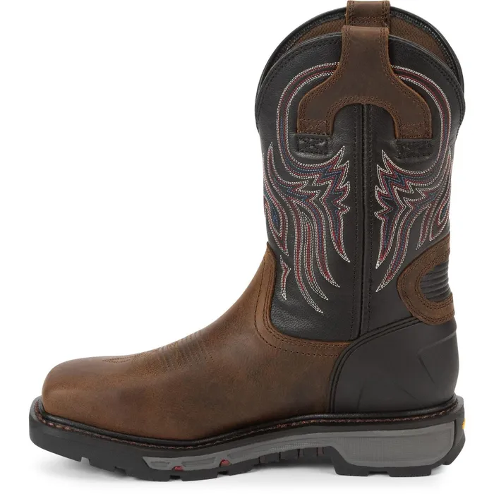Justin Boots Tanker 11034 Steel Toe Work Boot Brown Men Work