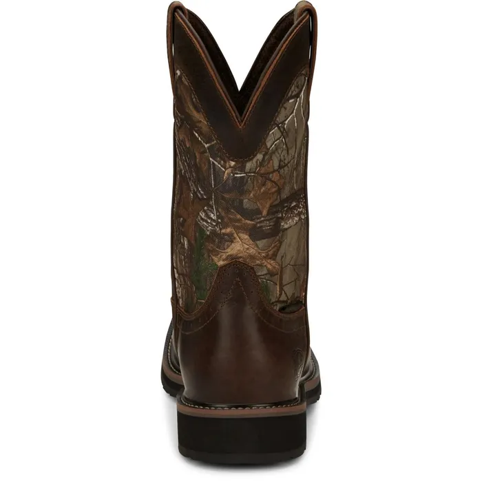 Justin Boots Trekker 11034 Waterproof Work Boot Chocolate Brown brown Men Work