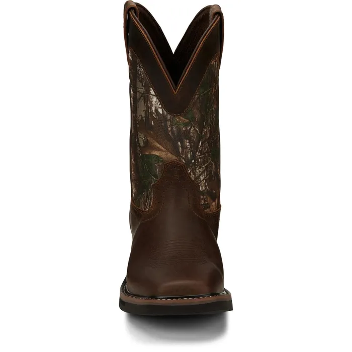 Justin Boots Trekker 11034 Waterproof Work Boot Chocolate Brown brown Men Work