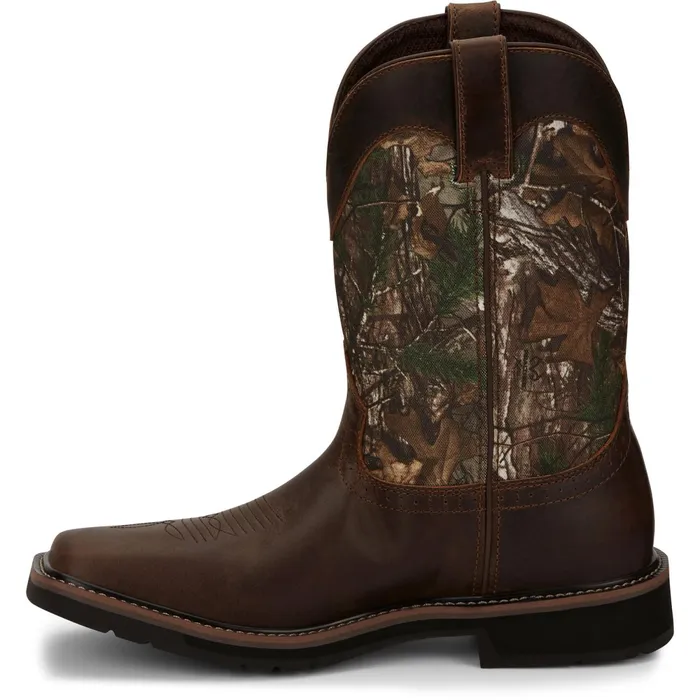 Justin Boots Trekker 11034 Waterproof Work Boot Chocolate Brown brown Men Work