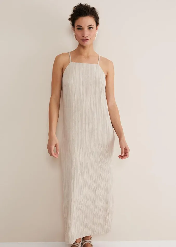 Kady Stone Strappy D Ring Dress Stone Women Phase Eight Dresses