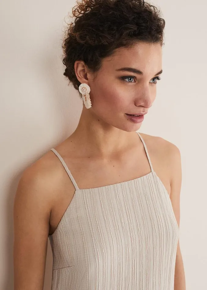 Kady Stone Strappy D Ring Dress Stone Women Phase Eight Dresses