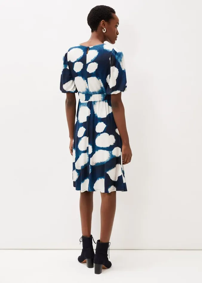 Kaitlyn Abstract Spot Print Dress Multicoloured Women Phase Eight Dresses