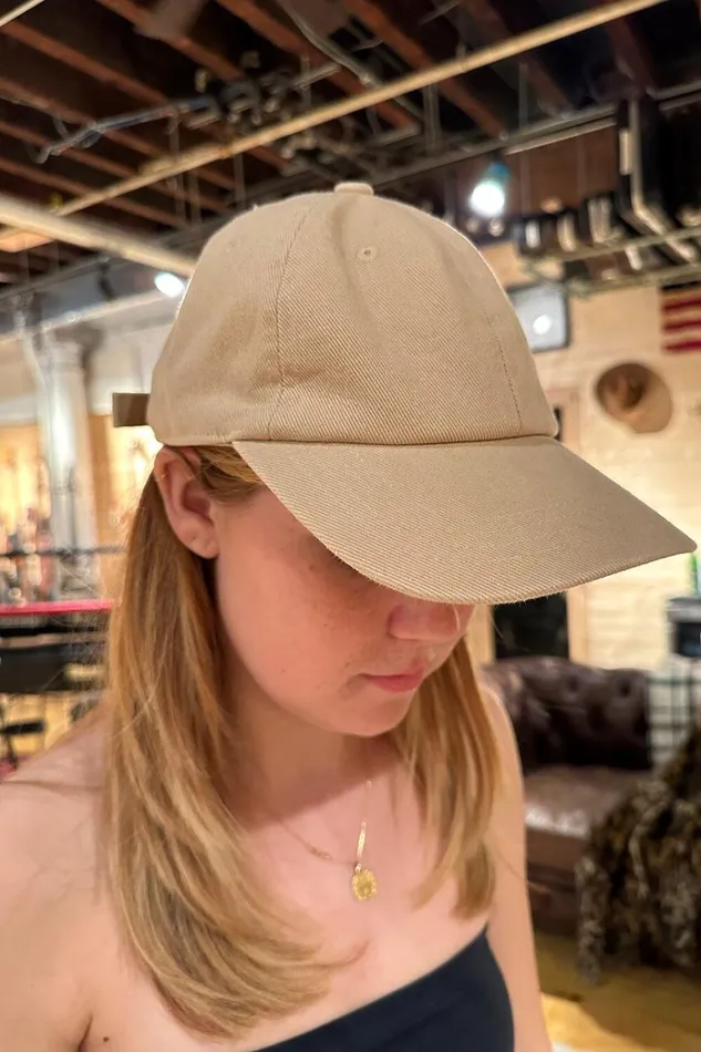 Katherine Baseball Cap Sand Women Brandy Melville Hats and Caps