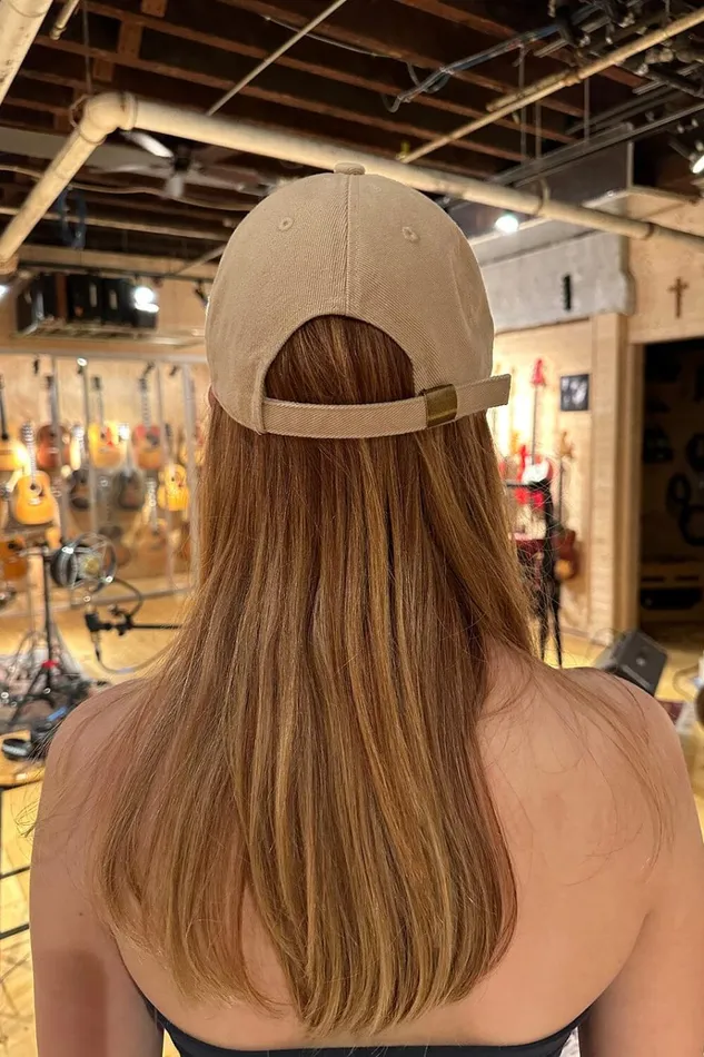 Katherine Baseball Cap Sand Women Brandy Melville Hats and Caps
