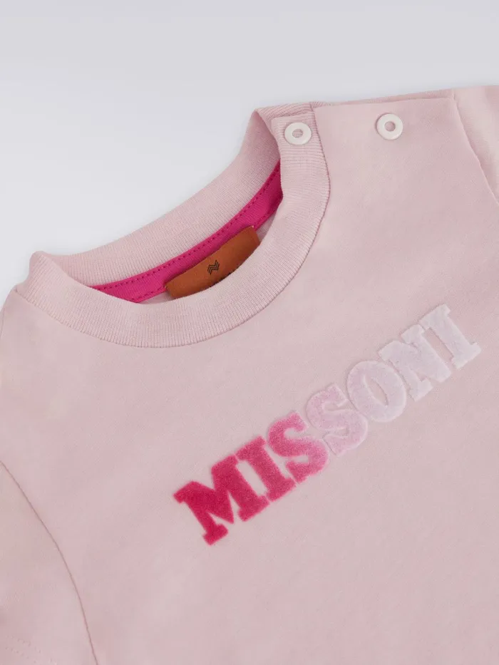 Kids Cotton TShirt With Dgrad Logo Multicoloured Missoni Baby 024 Months Kids Cotton TShirt With Dgrad Logo Multicoloured Missoni Baby 024 Months