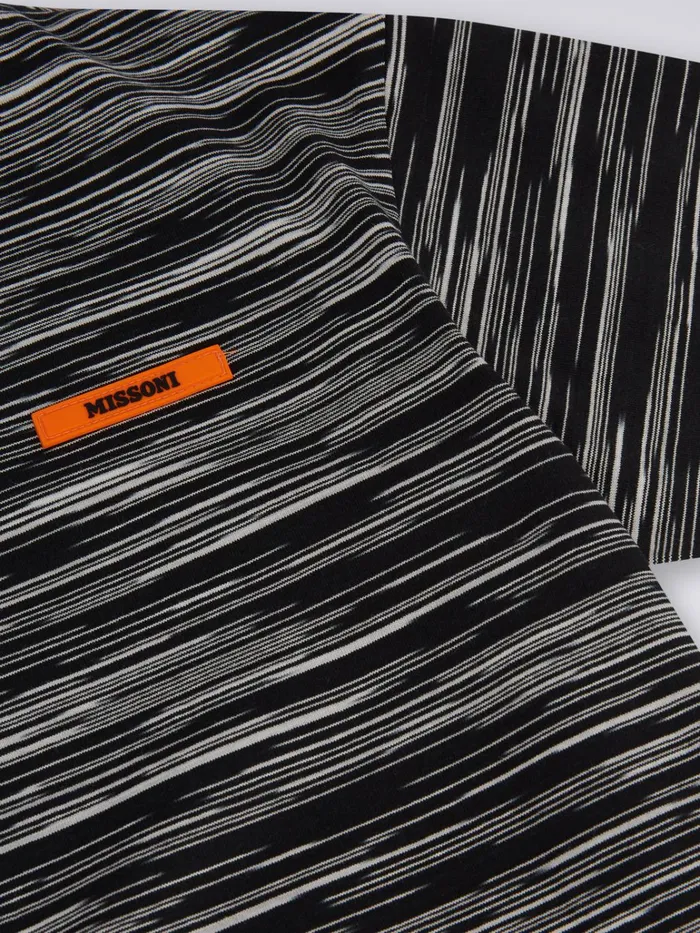 Kids ShortSleeved Slub Cotton TShirt Black Missoni Clothing Kids ShortSleeved Slub Cotton TShirt Black Missoni Clothing