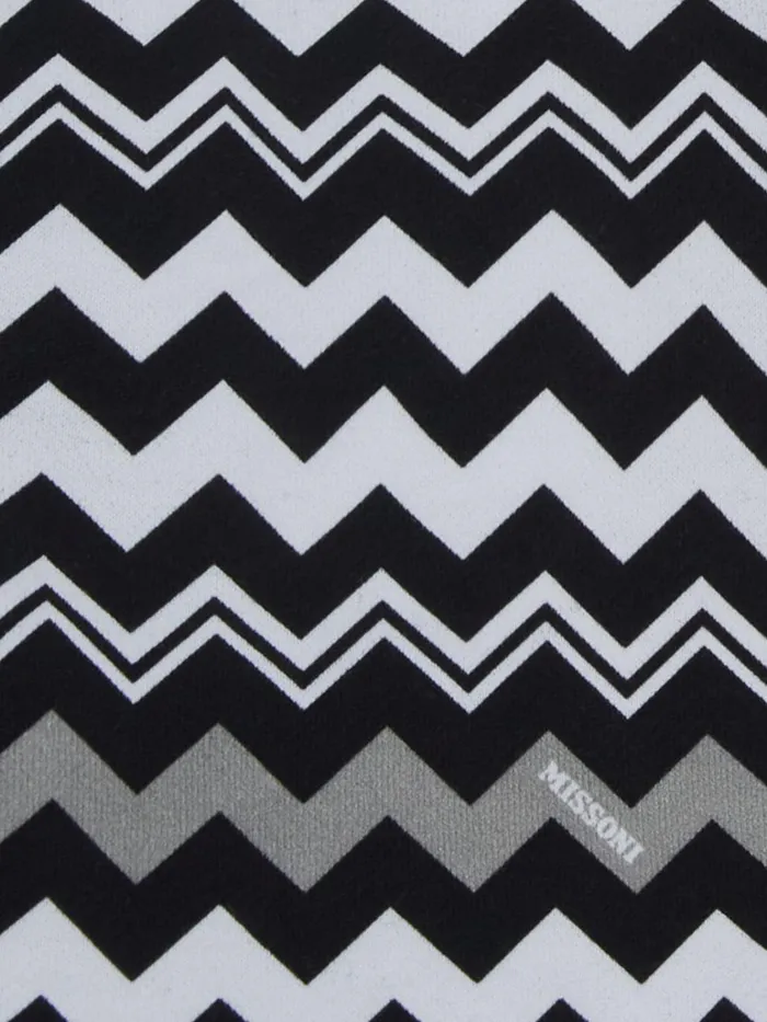 Kids Zigzag Cotton Trousers Black and White Missoni Clothing Kids Zigzag Cotton Trousers Black and White Missoni Clothing