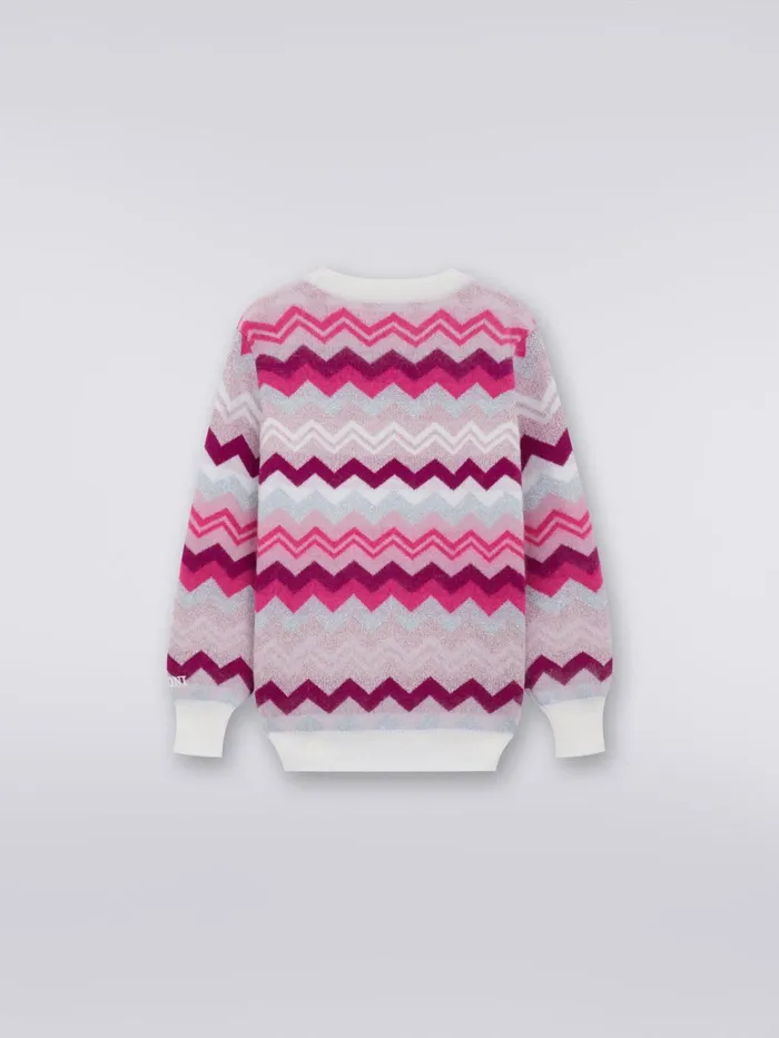 Kids Zigzag Wool CrewNeck Pullover Multicoloured Missoni Clothing Kids Zigzag Wool CrewNeck Pullover Multicoloured Missoni Clothing