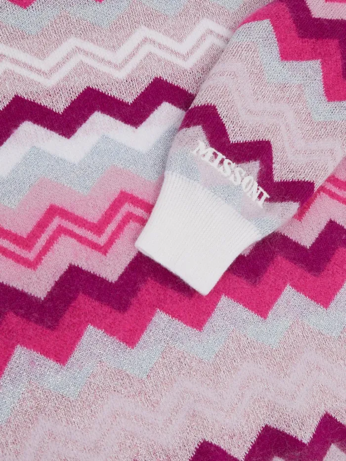 Kids Zigzag Wool CrewNeck Pullover Multicoloured Missoni Clothing Kids Zigzag Wool CrewNeck Pullover Multicoloured Missoni Clothing