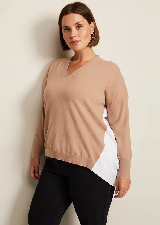 Kienna Fine Knit Shirt Jumper Multicoloured Women Phase Eight Knitwear