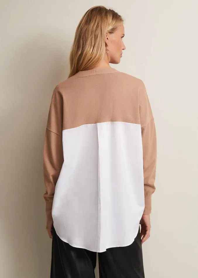Kienna Fine Knit Shirt Jumper Multicoloured Women Phase Eight Knitwear
