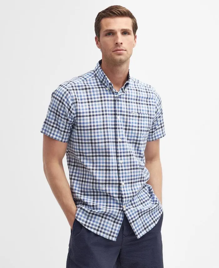 Kinson Tailored Shirt Classic Pink Men Barbour Shirts